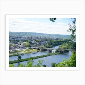 Mosel River In Trier Art Print