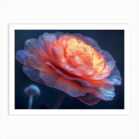 Peony Flower 10 Art Print