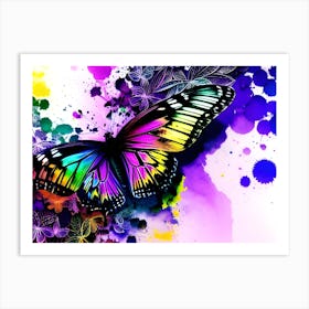 Colorful Butterfly 20 Art Print