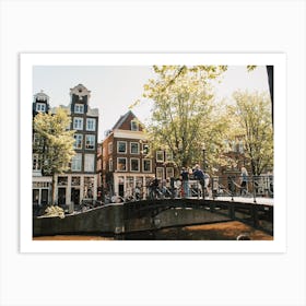 Amsterdam In Spring Art Print