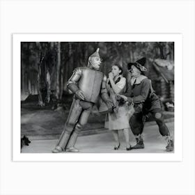 Judy Garland And Ray Bolger In The Wizard Of Oz Art Print