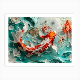 Koi Fish 1 Art Print