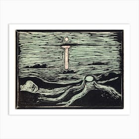 Mystical Shore, Edvard Munch Art Print