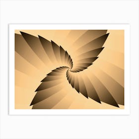 Optial Illusion Abstract Backgorund 2 Art Print