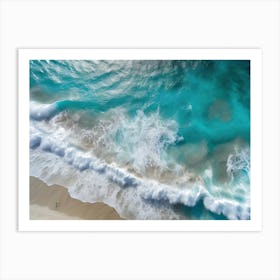 Aerial Waves1 Art Print