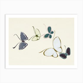 Vintage Butterfly, Cho Senshu 2 Art Print