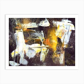 Painting Abstract Illustration Energy Power In Modern Style 01 Art Print