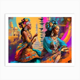 Exotic Beauty Artwork 18 Art Print