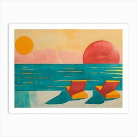 'Sunset' 2 Art Print