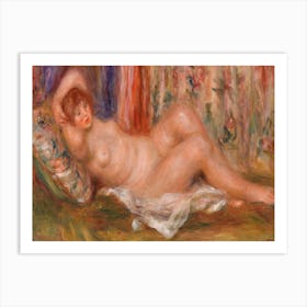 Nude Woman Reclining, Pierre Auguste Renoir Art Print