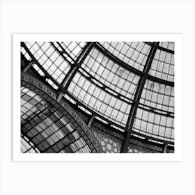 Galleria Glass Curves - Milan Italy Art Print