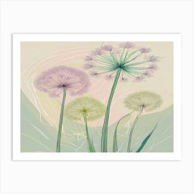 Allium 24 Art Print