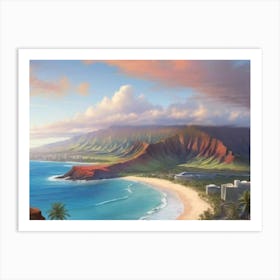 Hawaii Landscape 2 Art Print