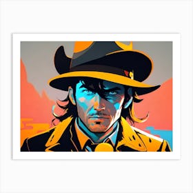 Man In A Hat Art Print