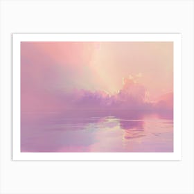 Pink Clouds In The Sky 6 Art Print