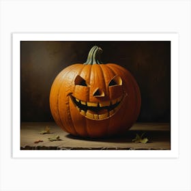 Halloween Pumpkin Art Print