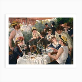 Luncheon Of The Boating Party (1880 1881), Pierre Auguste Renoir Art Print