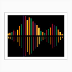 Rhythm of the Music Colorful Art Print