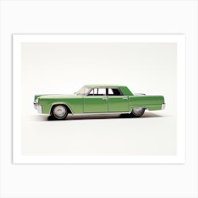Toy Car 64 Lincoln Continental Green Art Print