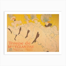 Mademoiselle Eglantine’s Troupe (1896), Henri de Toulouse-Lautrec Art Print