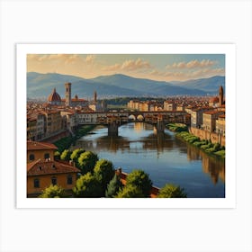 Florence City 2  Art Print