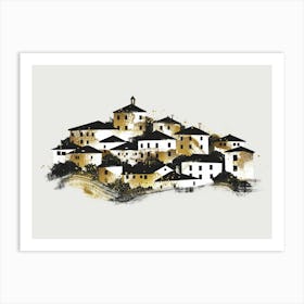 Of A Village Art Print