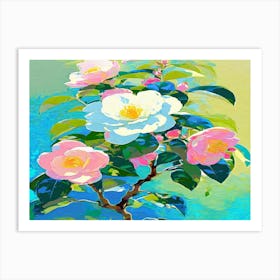 Camellia Painting 2 Art Print