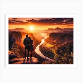 Joy Couple Art Print