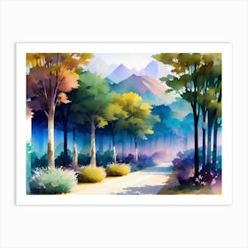 Landscape Painting 32 Art Print