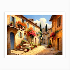 Street In France 1 Art Print