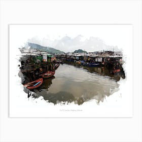 Tai O, Lantau, Outlying Islands Art Print