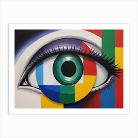 Eye Of The Rainbow Art Print