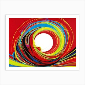 Swirling Vortex 1 Art Print