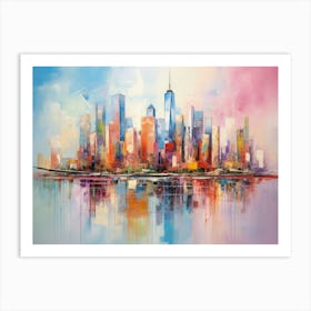 New York City Skyline 1 Art Print