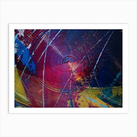 Blue abstraction Art Print