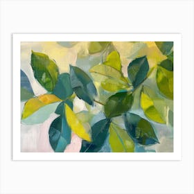 Green Leaves 6 Art Print