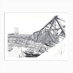 Bridge Art Print