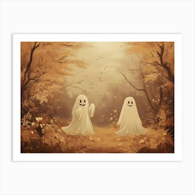 Ghosts In The Woods 4 Art Print