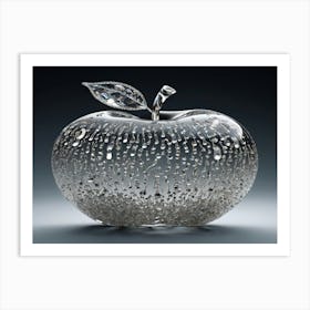 Apple With Raindrops 2 Art Print