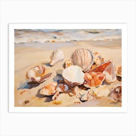 Shells On The Beach 1 Art Print