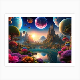 Utopian World 2 Art Print