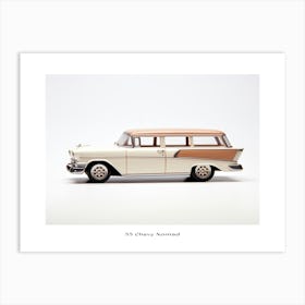 Toy Car 55 Chevy Nomad Neutral Poster Art Print
