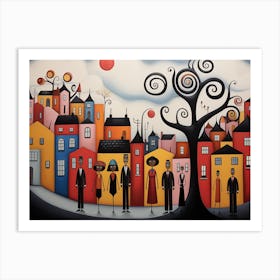 City Of People Art Print