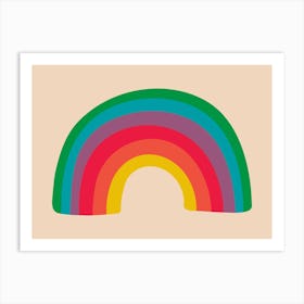 RAINBOW Multi-Coloured Art Print