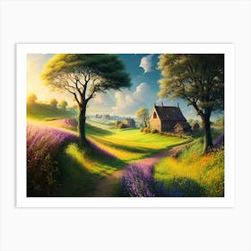 Sunset In The Countryside 26 Art Print