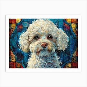 Bichon Frise Fine Art Portrait 1 Art Print