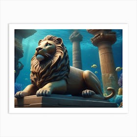 Underwater world Art Print