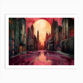 Cityscape 3 Art Print