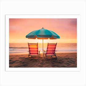 California Dreaming - Summer Sunset Art Print