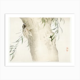 Insect, Kōno Bairei Art Print